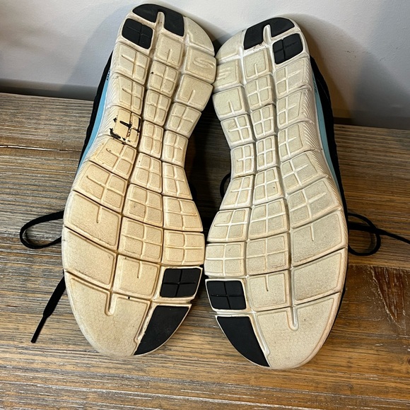 Women's Wide Fit Skechers Flex Appeal 2.0 Walking Sneakers Black Suede Size 8 - Picture 4 of 8